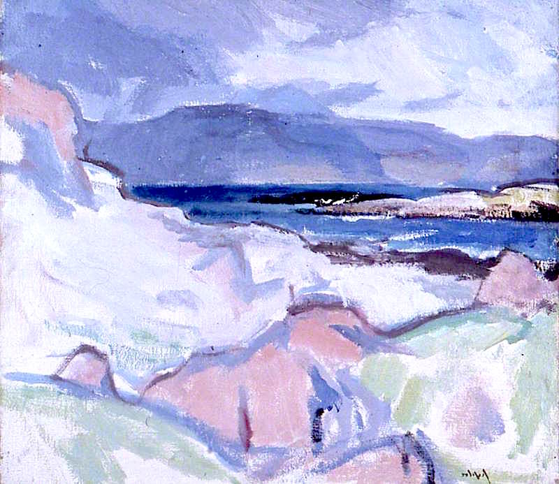 Iona, Pink Rocks (1927) Samuel Peploe tablo - Dekolata