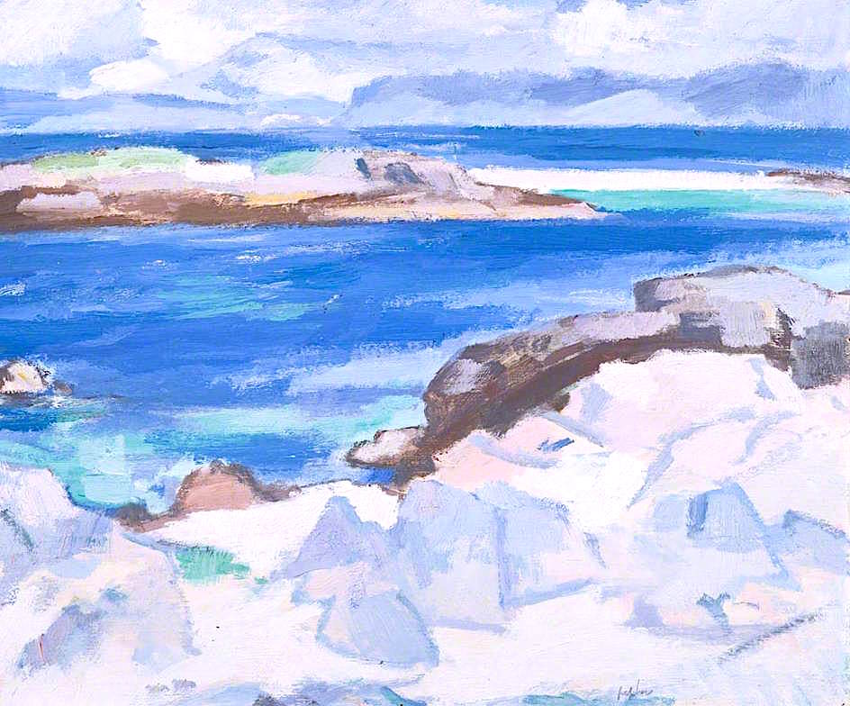 Iona (1923) Samuel Peploe tablo - Dekolata