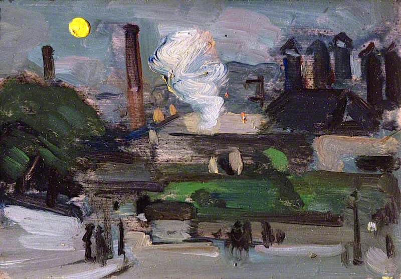 Jeffrey's Brewery, Edinburgh (1900) Samuel Peploe tablo - Dekolata