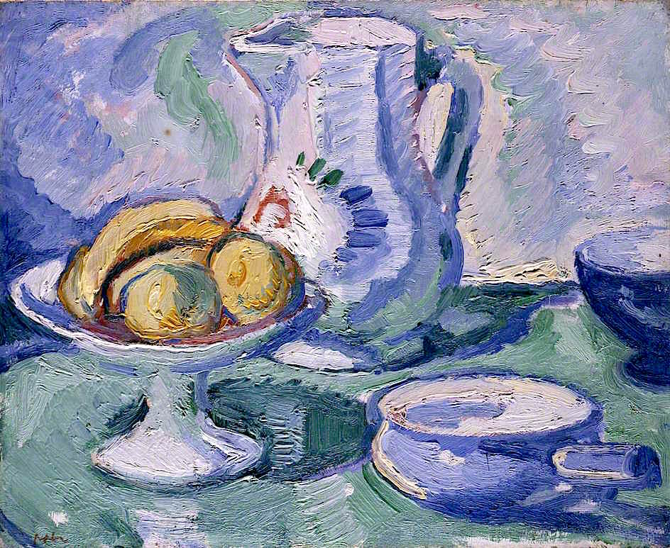 Jug and Yellow Fruit (1911) – Samuel Peploe Tablo