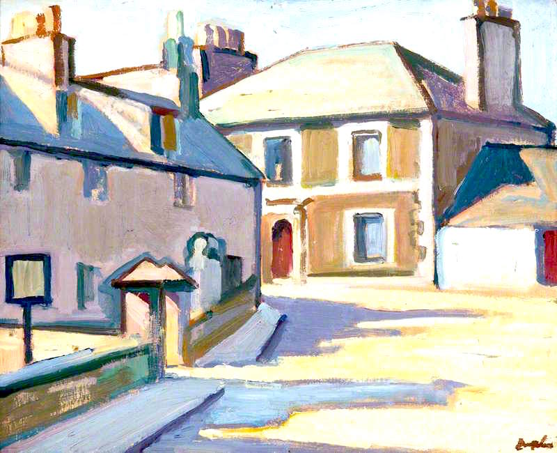 Kirkcudbright, Street Corner (1917) Samuel Peploe tablo - Dekolata