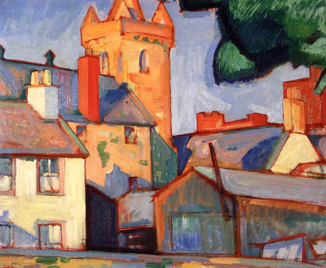Kirkcudbright (1918) Samuel Peploe tablo - Dekolata