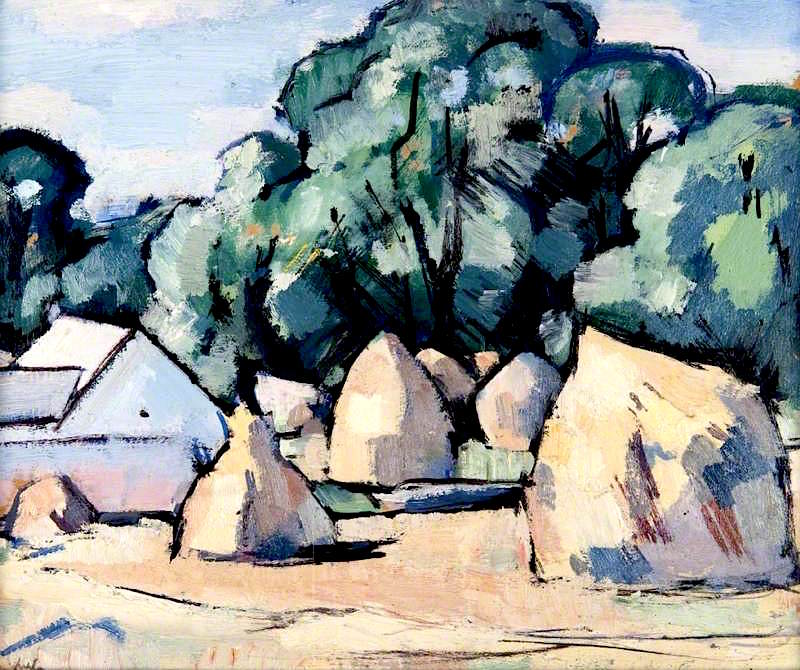 Laggan Farm Buildings near Dalbeattie (1916) – Samuel Peploe Tablo