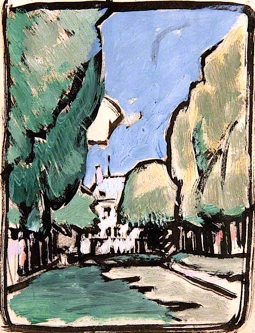 Landscape Samuel Peploe tablo - Dekolata