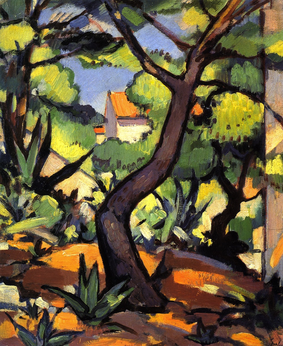 Landscape at Cassis (1924) Samuel Peploe tablo - Dekolata