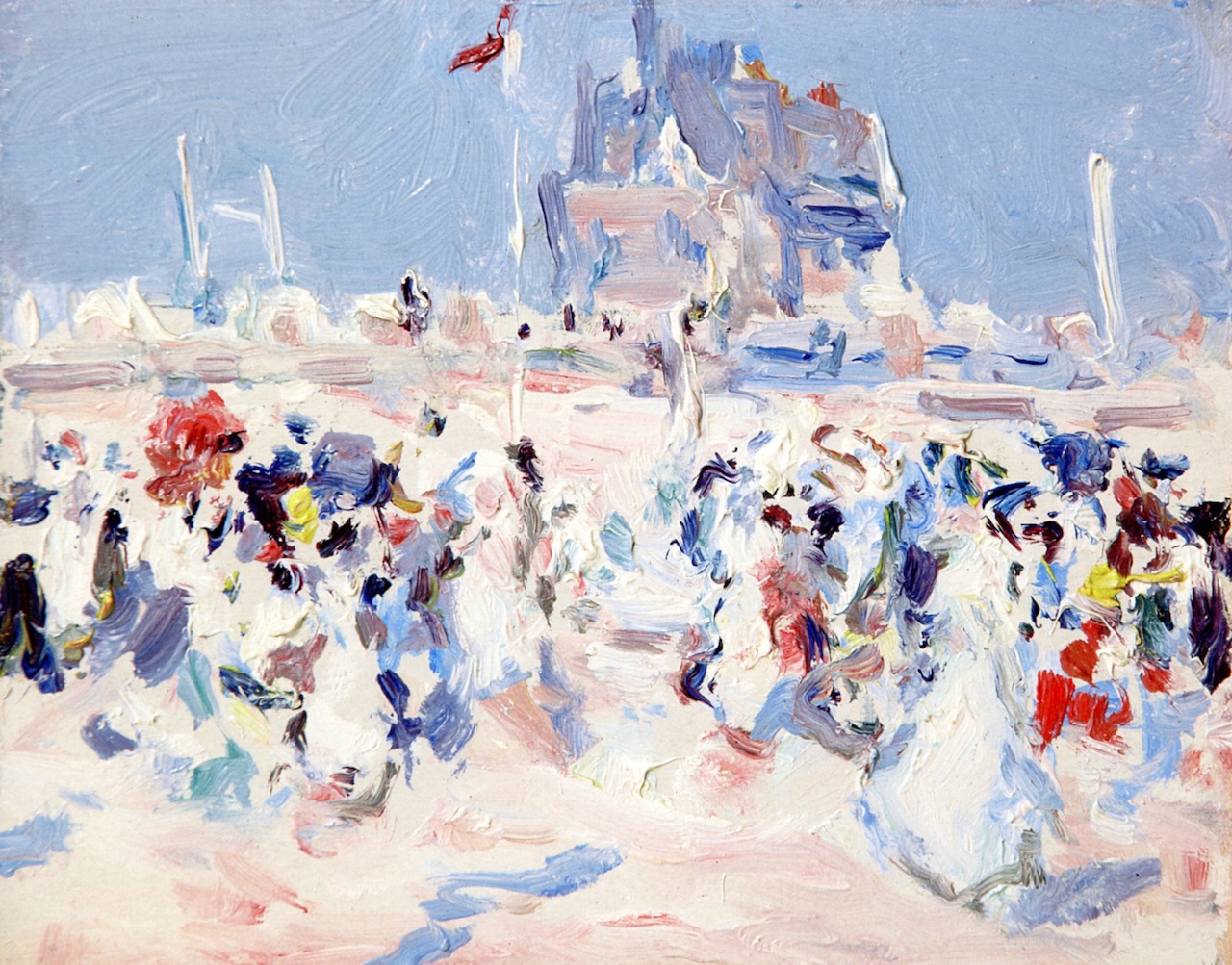 Paris Plage (1907) Samuel Peploe tablo - Dekolata