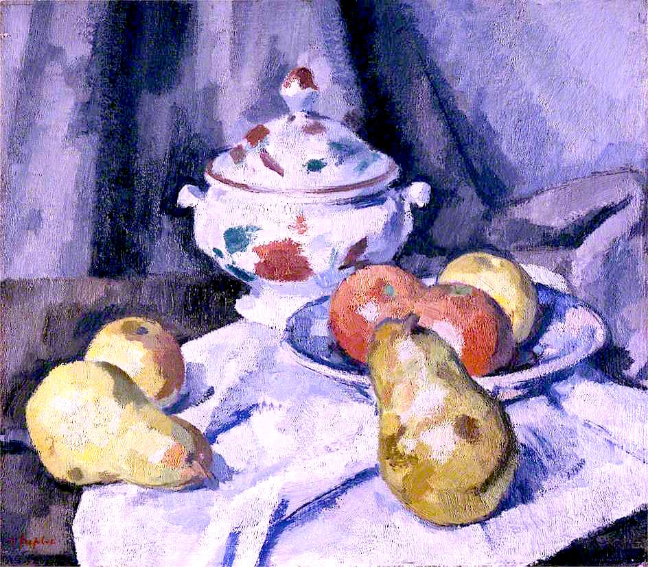 Pears and Bowl Samuel Peploe tablo - Dekolata