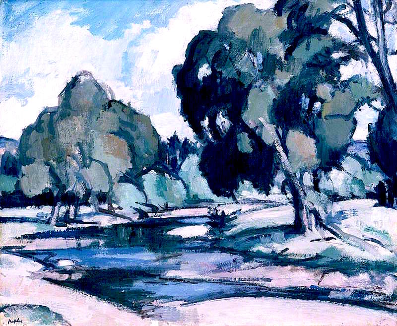 River (1933-1933) Samuel Peploe tablo - Dekolata