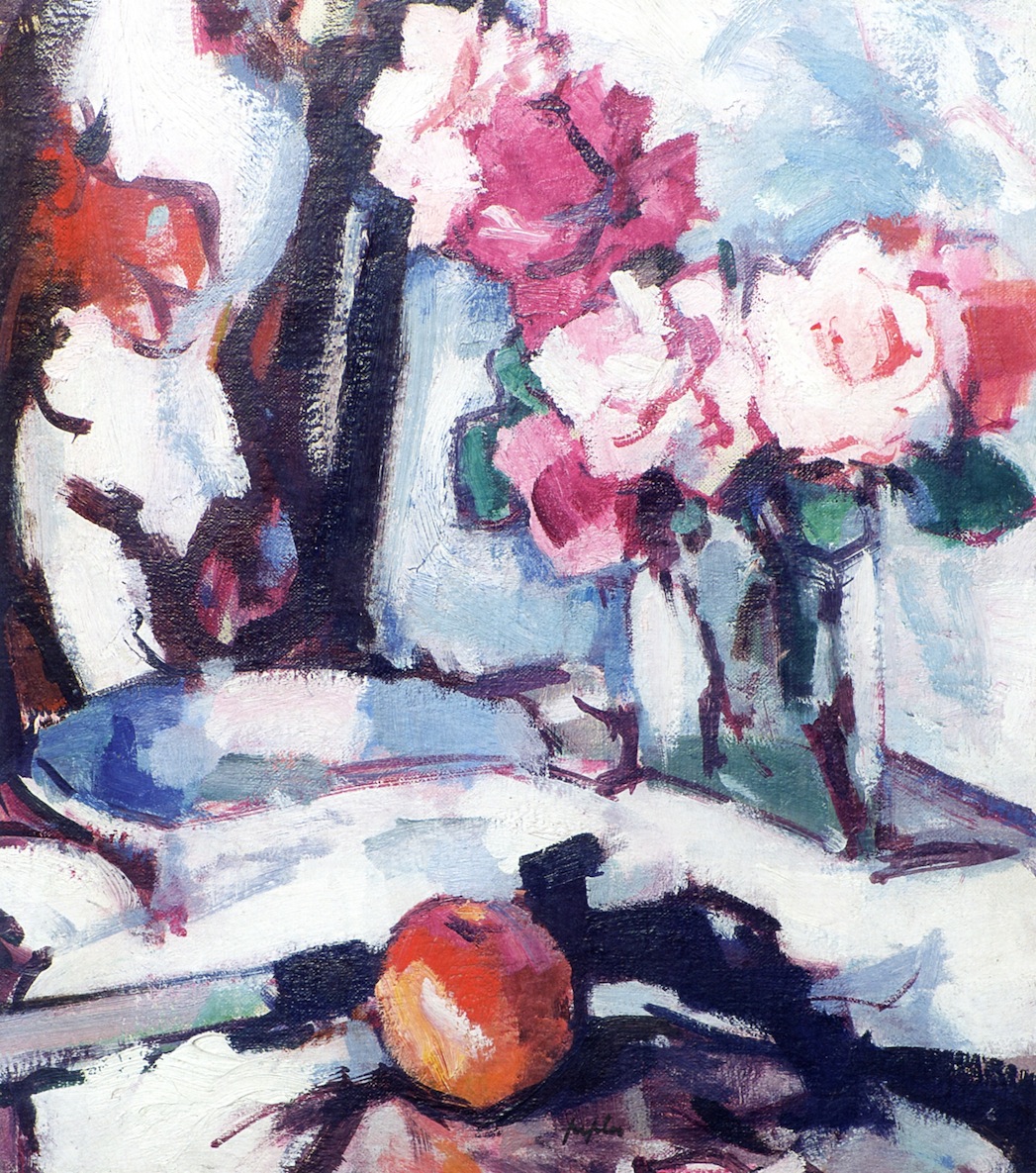 Roses and Fan (1930) Samuel Peploe tablo - Dekolata