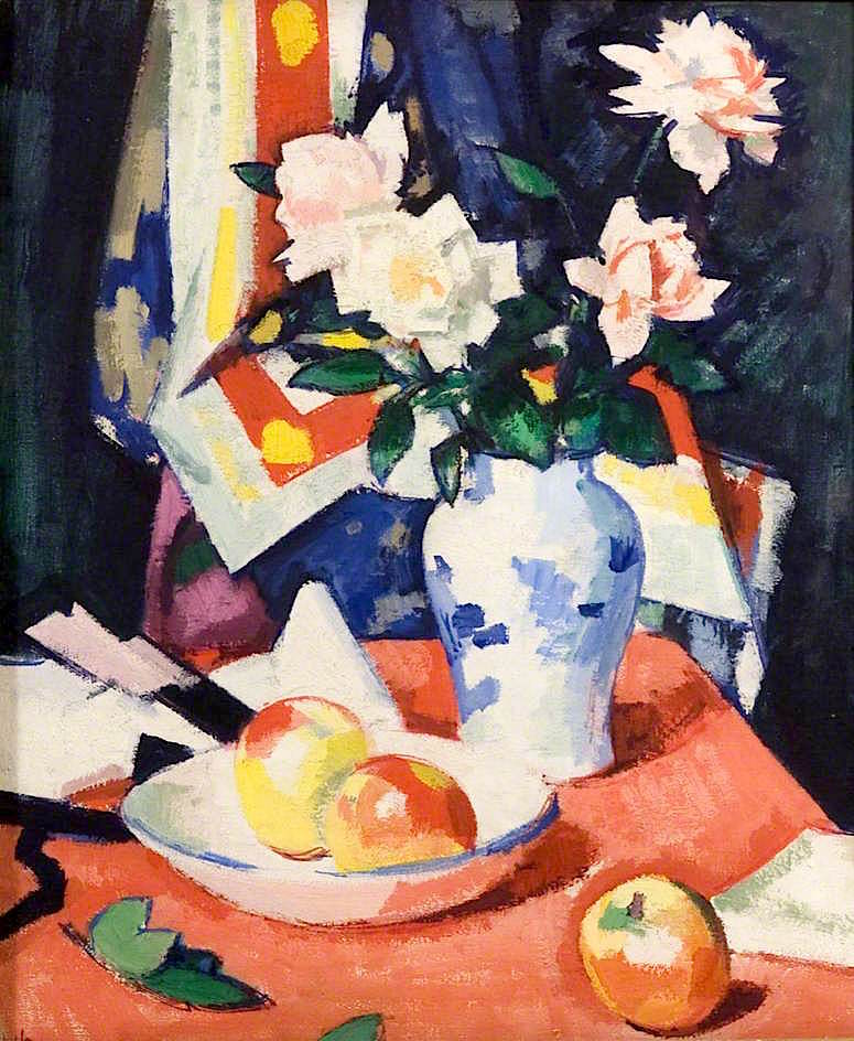 Roses and Still Life Samuel Peploe tablo - Dekolata