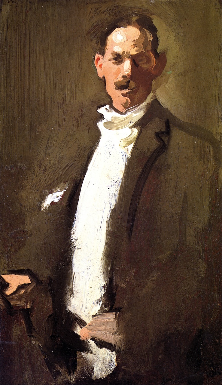 Self Portrait (1900) Samuel Peploe tablo - Dekolata