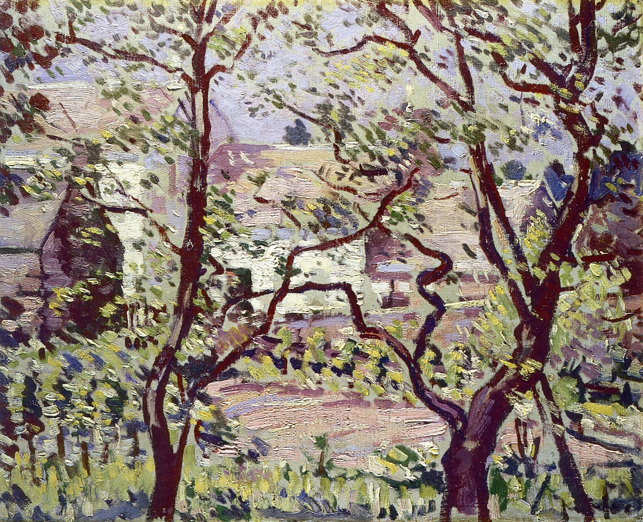 Spring, Comrie (1902) Samuel Peploe tablo - Dekolata