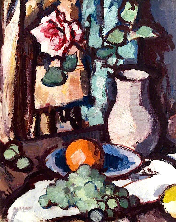 Still Life with Fruit – Samuel Peploe Tablo