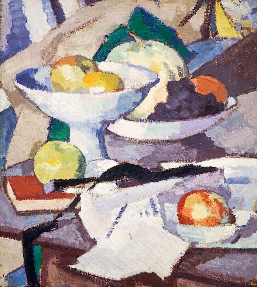 Still Life with Melon (1920) Samuel Peploe tablo - Dekolata