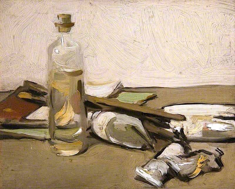 Still Life with Paint Tubes (1903) Samuel Peploe tablo - Dekolata