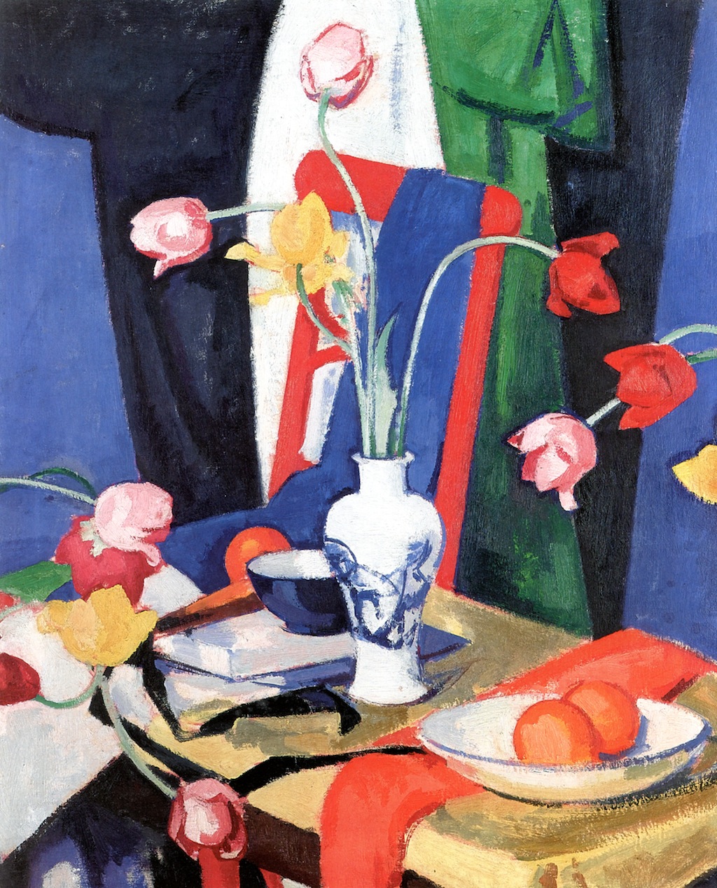 Still Life with Tulips (1919) Samuel Peploe tablo - Dekolata