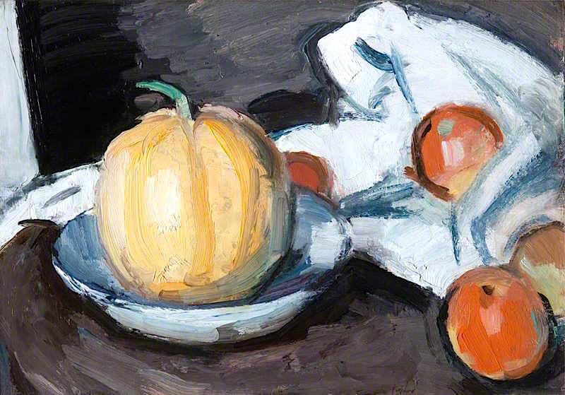 Still Life with a Melon and Apples Samuel Peploe tablo - Dekolata