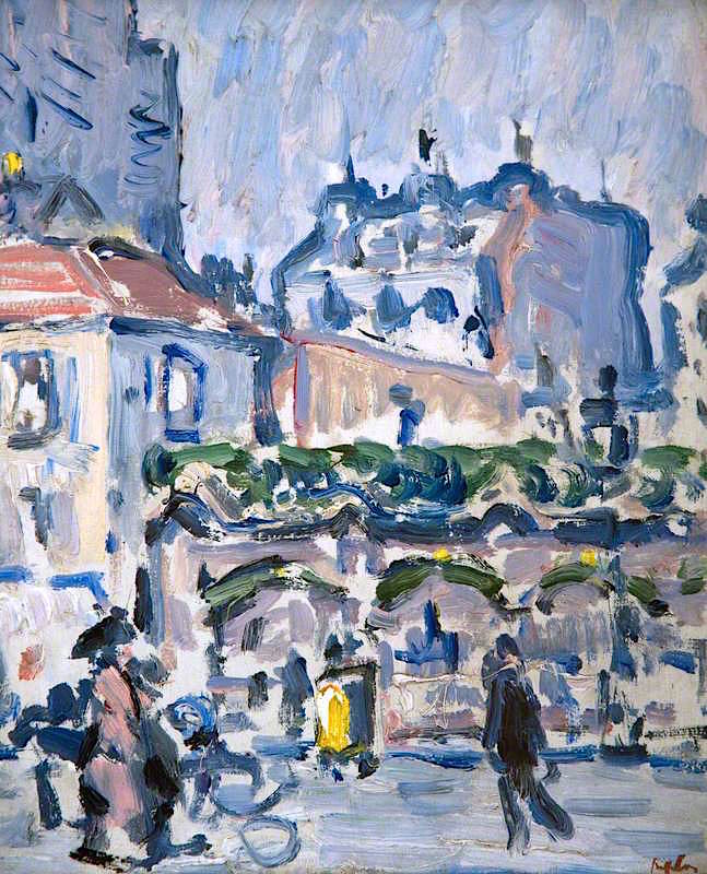 Street Scene, Paris Samuel Peploe tablo - Dekolata