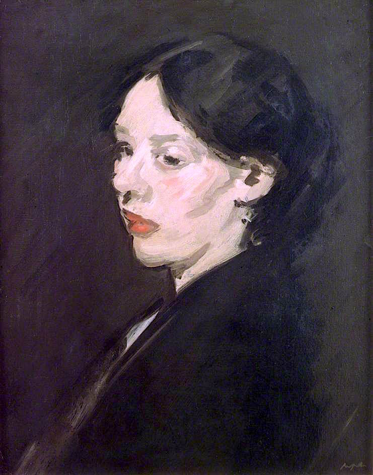 The Black Shawl (1904) Samuel Peploe tablo - Dekolata
