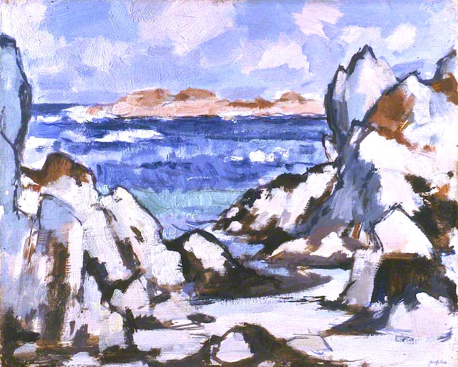 The Cathedral Rocks Samuel Peploe tablo - Dekolata