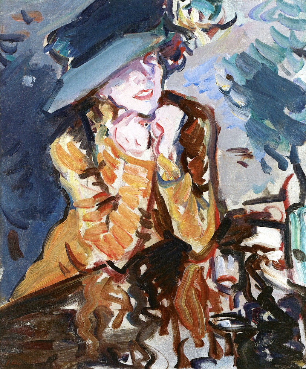 The Yellow Dress (1910) Samuel Peploe tablo - Dekolata