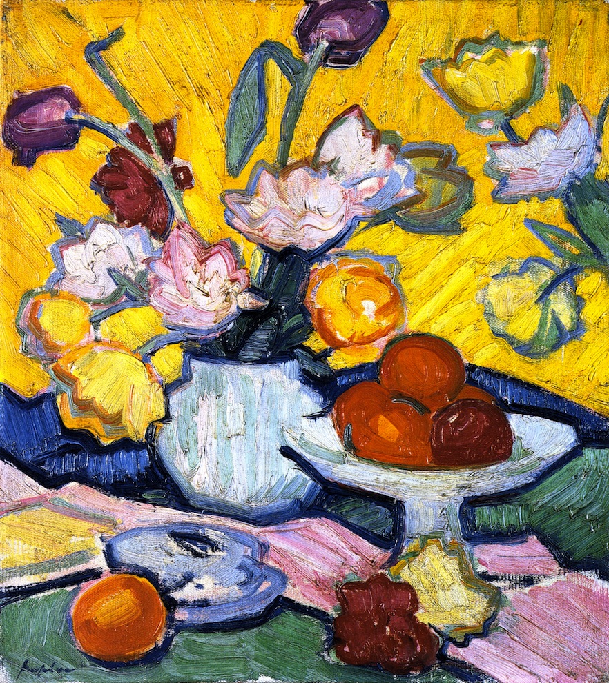 Tulips and Cup (1912) Samuel Peploe tablo - Dekolata