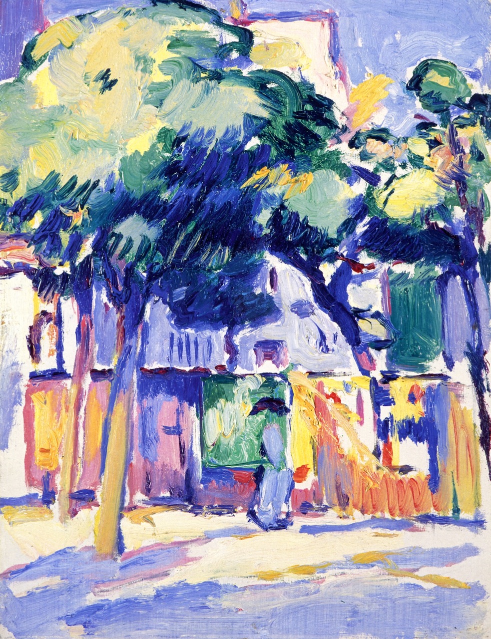 Veules les Roses (1910) Samuel Peploe tablo - Dekolata