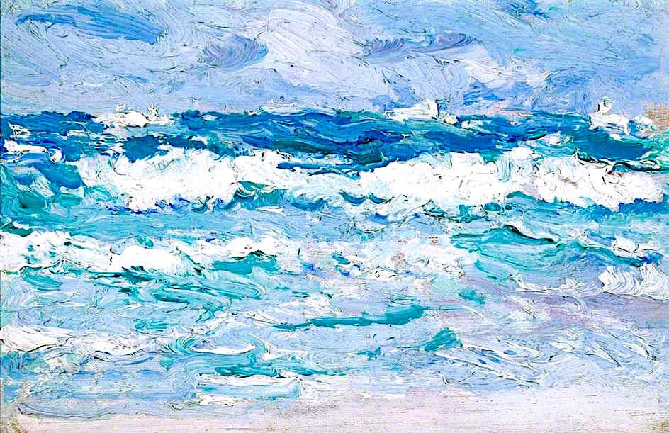 Waves (1903) Samuel Peploe tablo - Dekolata