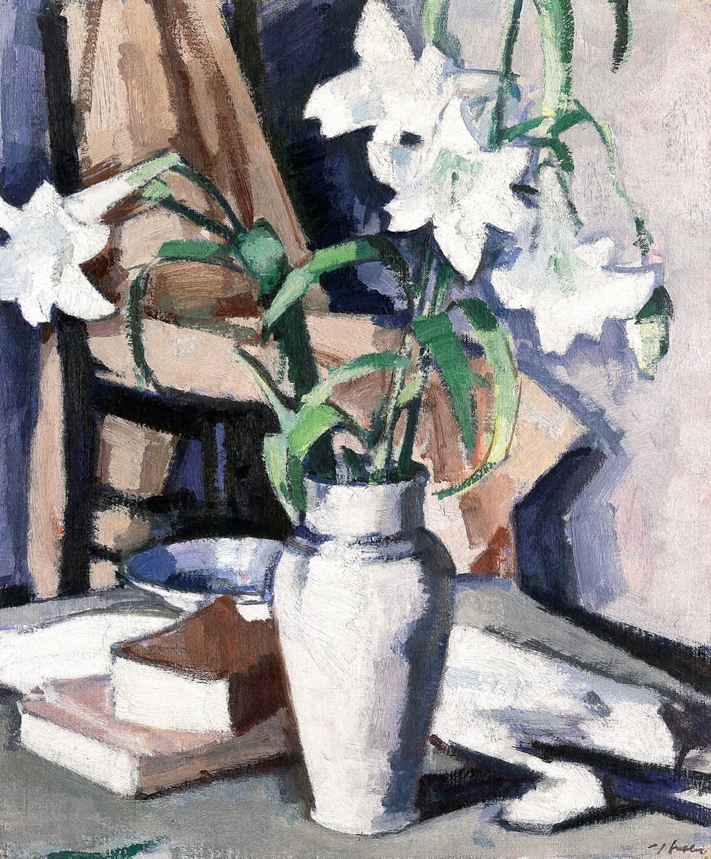 White Lilies (1923) Samuel Peploe tablo - Dekolata