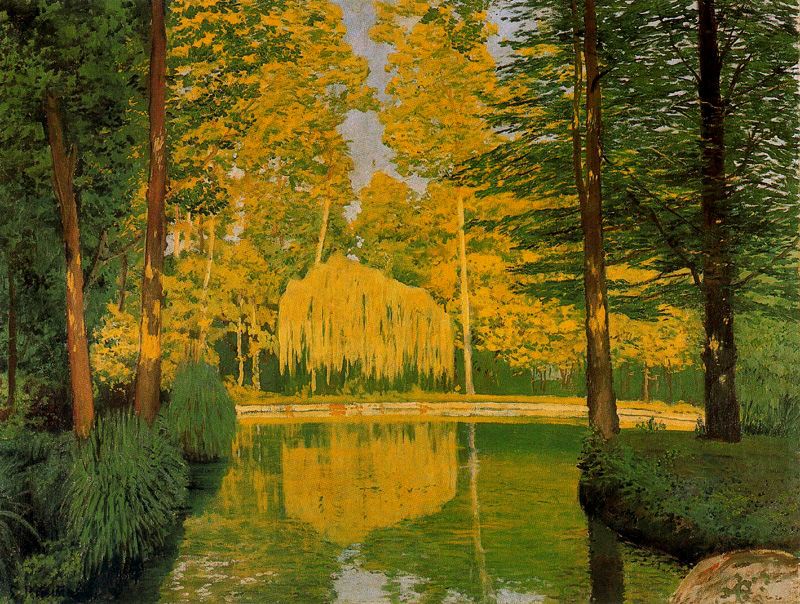 Gardens of Aranjuez (1) Santiago Rusiñol tablo - Dekolata