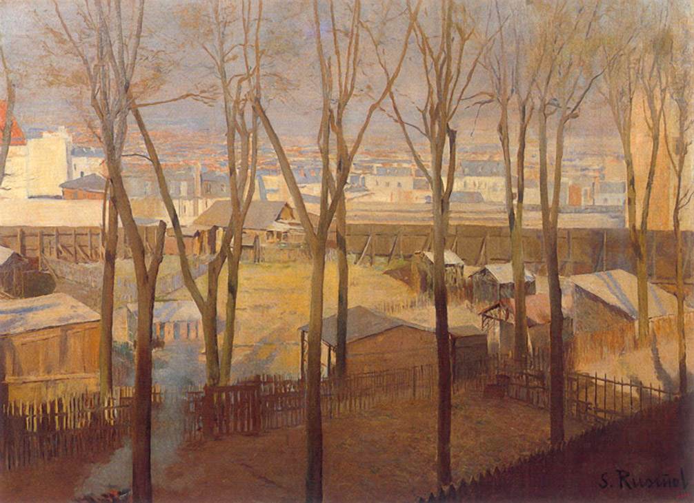 La Butte Santiago Rusiñol tablo - Dekolata