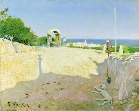 Landmark (1892) Santiago Rusiñol tablo - Dekolata