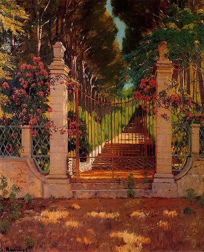 The gate – Santiago Rusiñol Tablo