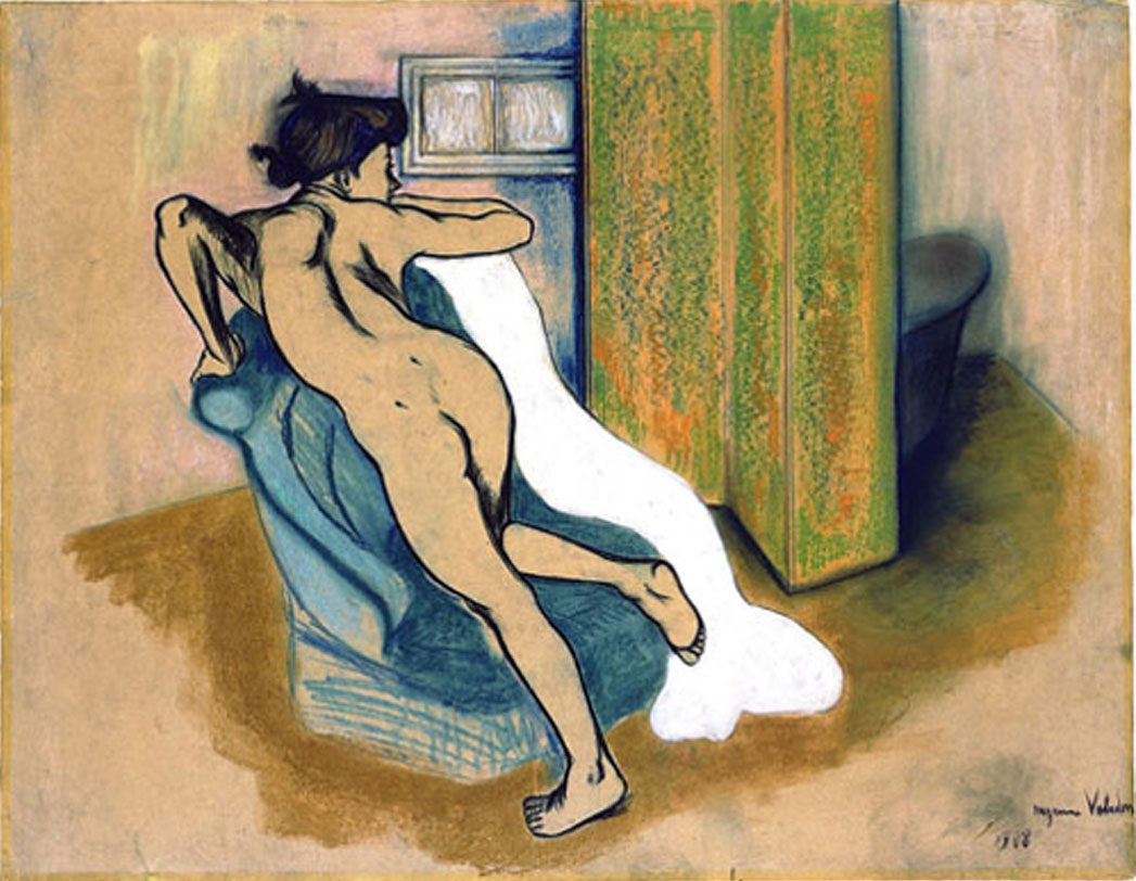 After the bath (1908) Suzanne Valadon tablo - Dekolata