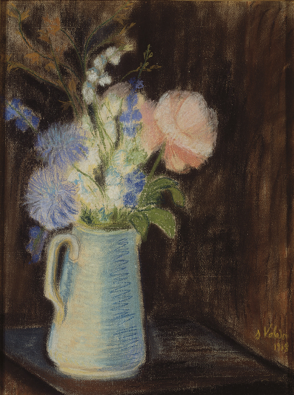 Bouquet of Flowers in a Pitcher (1903) – Suzanne Valadon Tablo