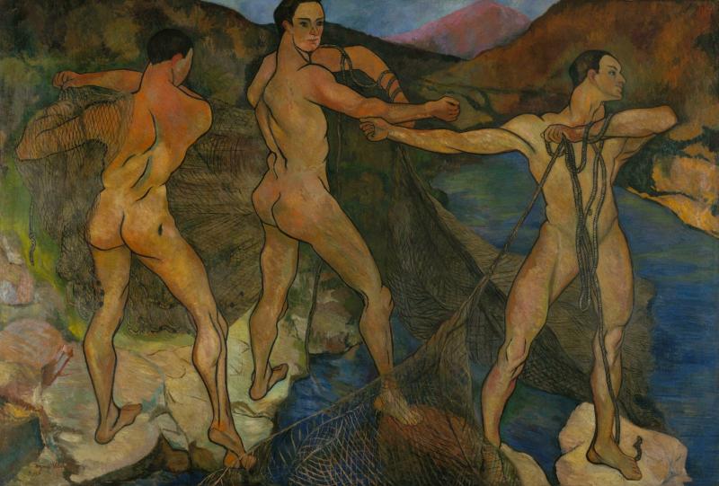 Casting the Net (1914) Suzanne Valadon tablo - Dekolata