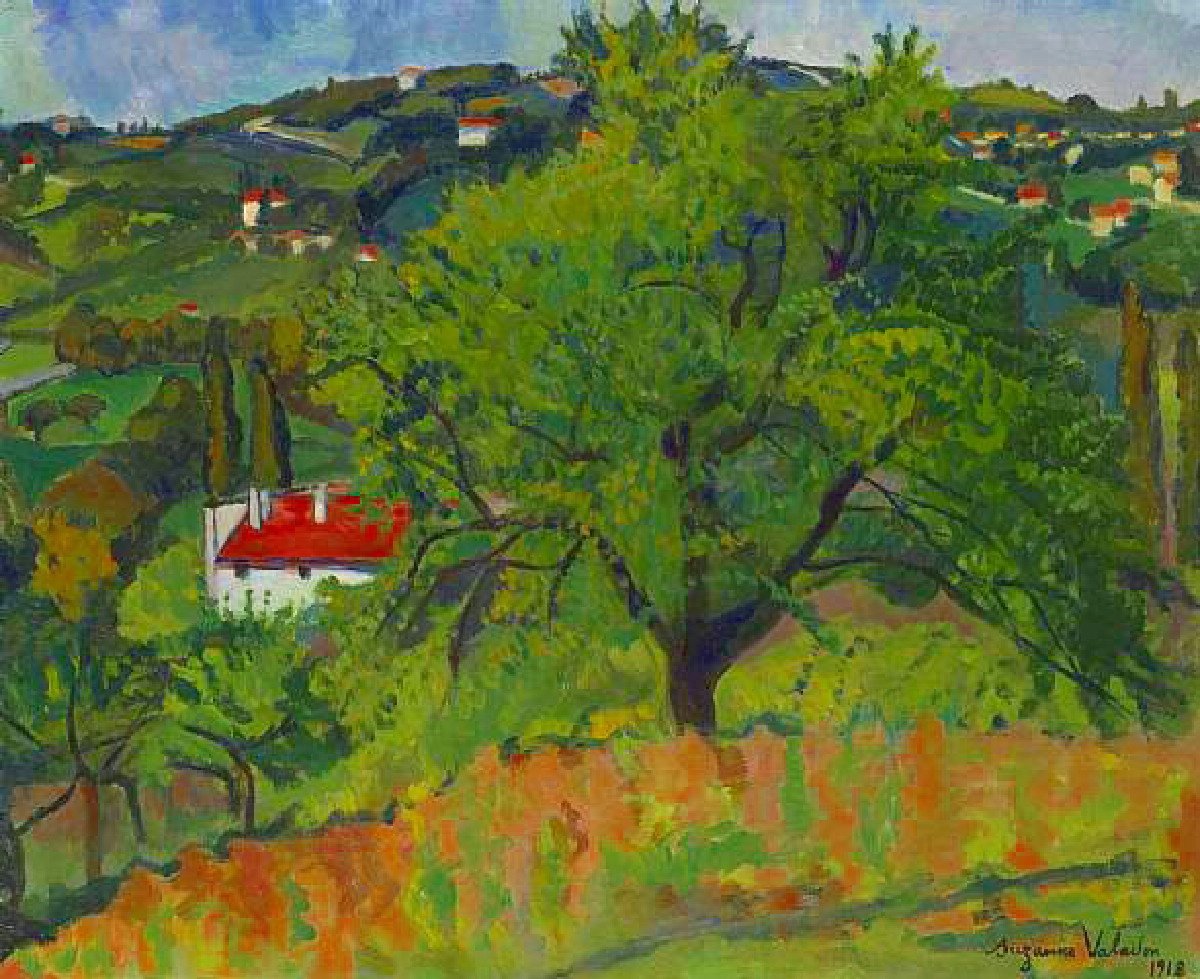 Farm Montcorin (1918) Suzanne Valadon tablo - Dekolata
