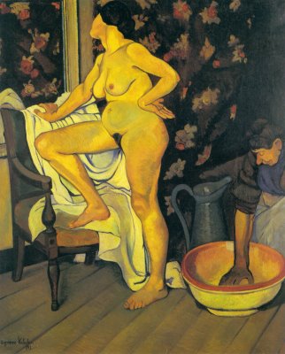 Femme a la Toilette (1913) Suzanne Valadon tablo - Dekolata