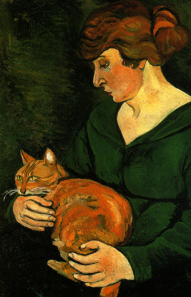 Louison and Raminou (1920) Suzanne Valadon tablo - Dekolata