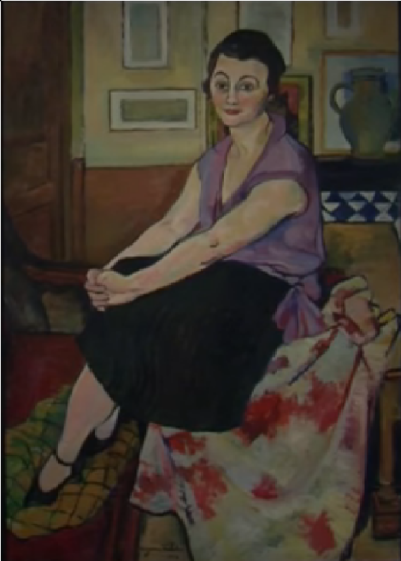 Maria Lani (1924) Suzanne Valadon tablo - Dekolata
