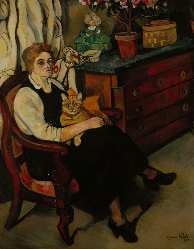 Miss Lily Walton (1922) Suzanne Valadon tablo - Dekolata