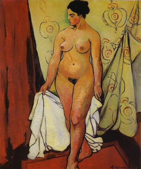 Nude Woman with Drapery (1919) Suzanne Valadon tablo - Dekolata