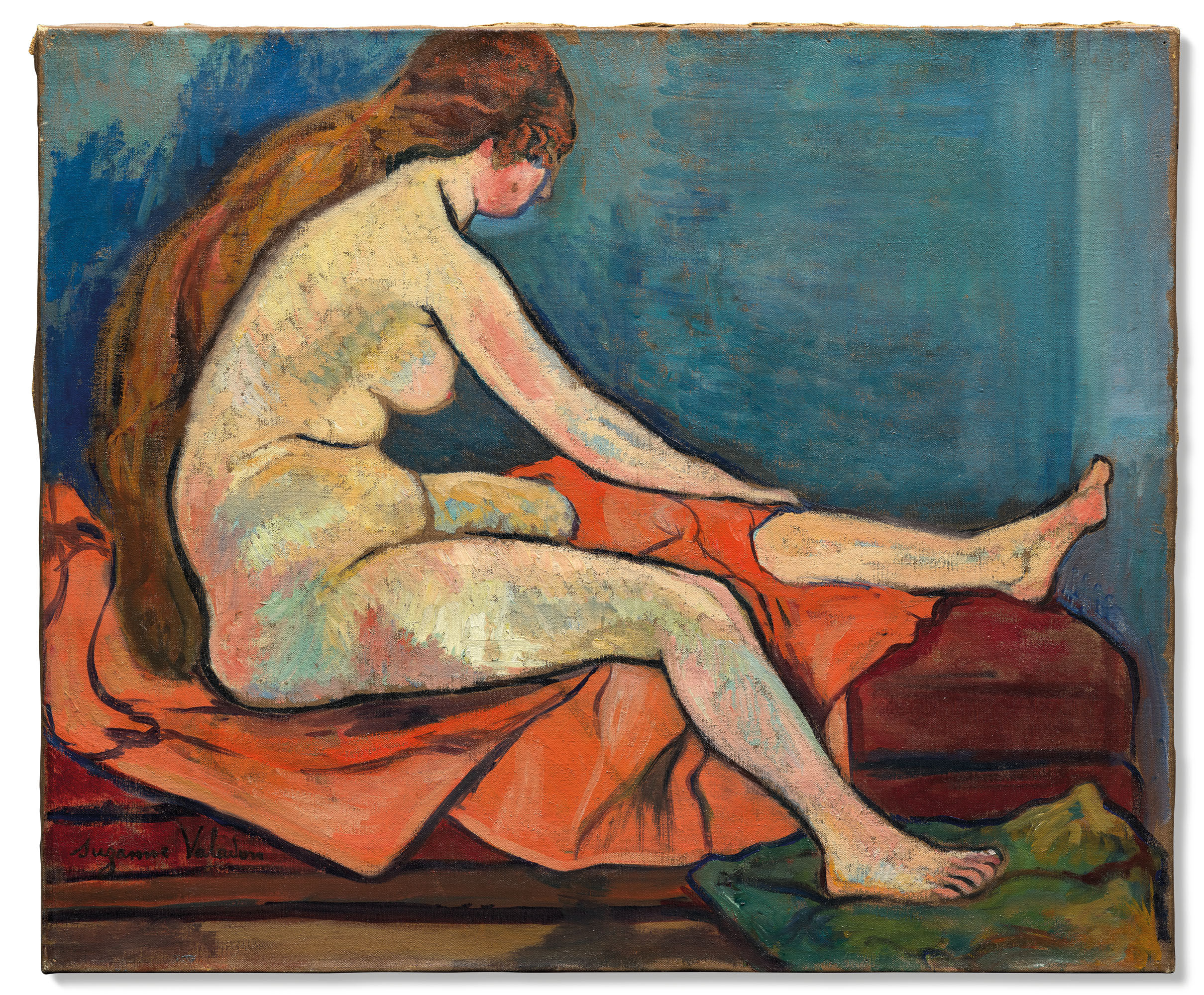 Seated Nude in Profile (1917) Suzanne Valadon tablo - Dekolata