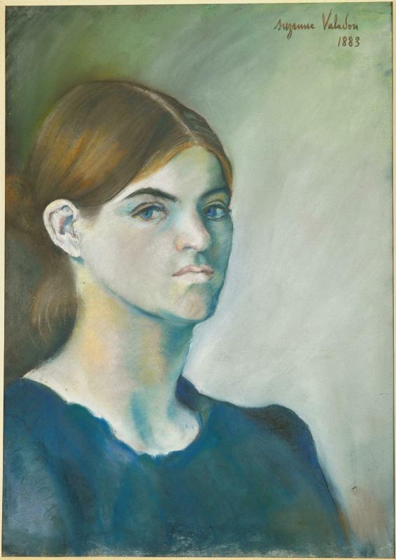 Self Portrait (1883) Suzanne Valadon tablo - Dekolata