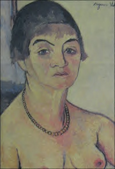 Self Portrait (1938) Suzanne Valadon tablo - Dekolata
