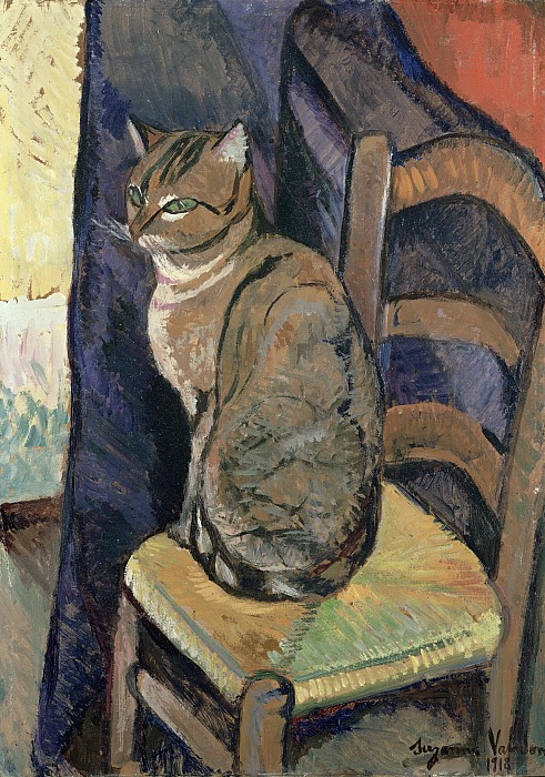 Study of a cat (1918) Suzanne Valadon tablo - Dekolata