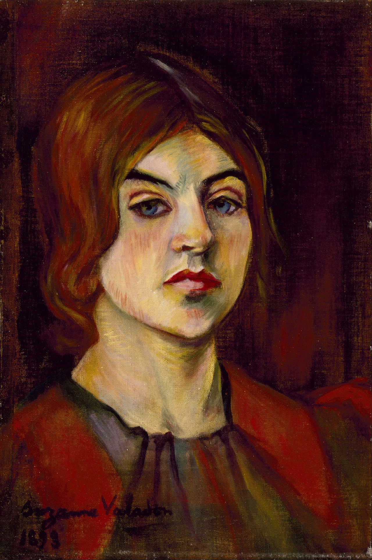 Suzanne Valadon Self Portrait (1898) Suzanne Valadon tablo - Dekolata