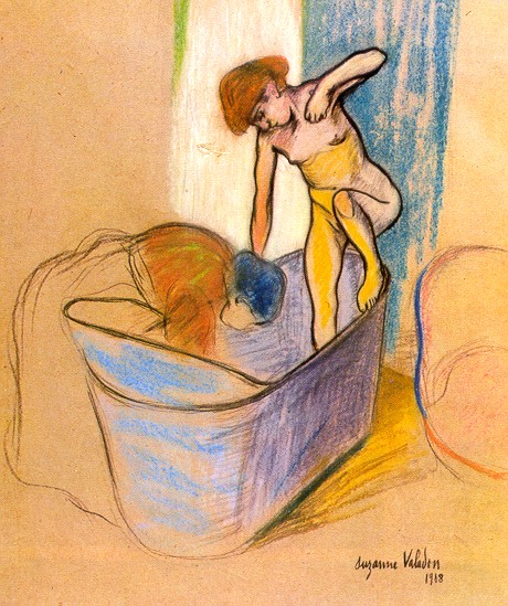 The Bath (1908) Suzanne Valadon tablo - Dekolata