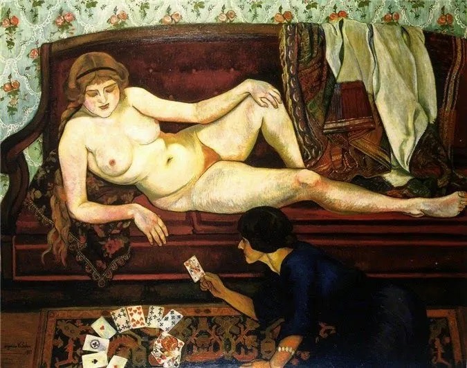 The Future Revealed (1912) Suzanne Valadon tablo - Dekolata