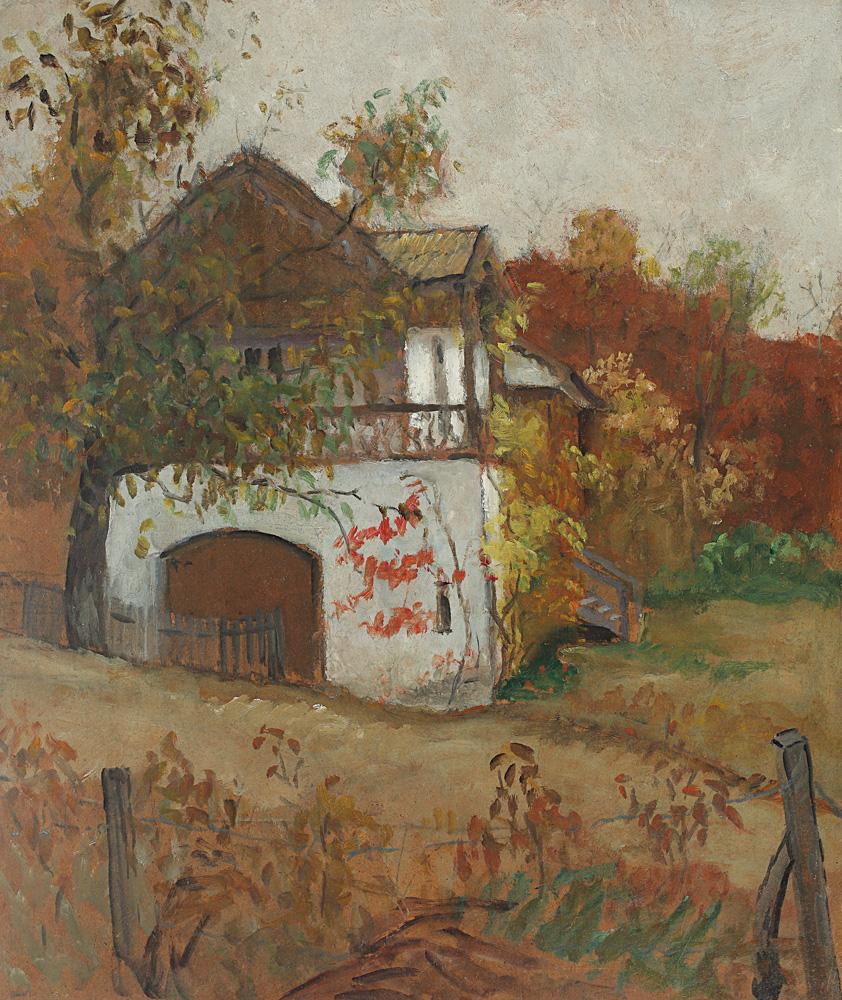 House from Oltenia Theodor Pallady tablo - Dekolata